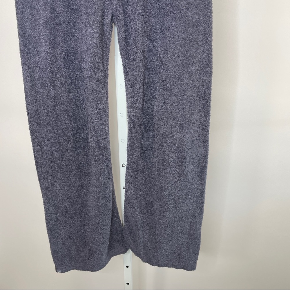 Barefoot Dreams | CozyChic Lite Knit Ankle Length Pants Baja Blue Size Medium - Picture 5 of 13